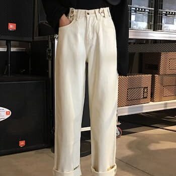 High-Waist Wide-Leg Jeans