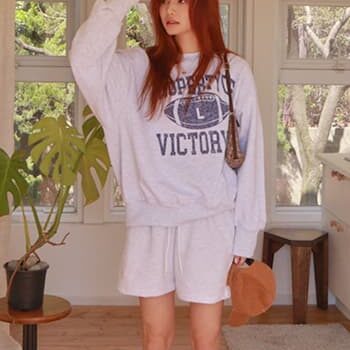 Football Print Sweatshirt