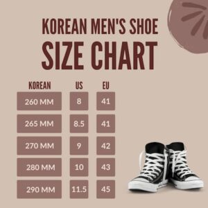 Korean Clothing & Shoe Size Guide & Chart - Krendly