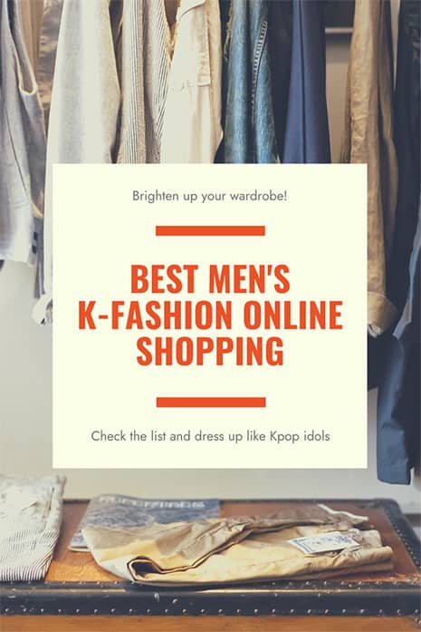 Korean menswear cheap online