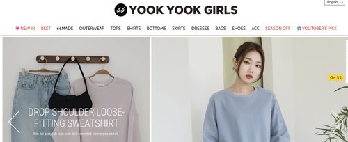 Korean fashion store online shopping website