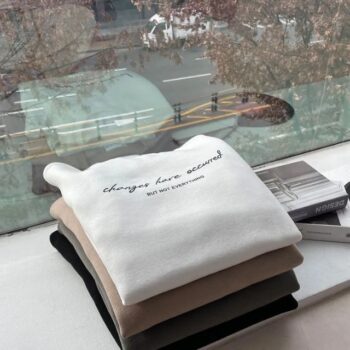 GERIO Drop-Shoulder Letter-Print Sweatshirt-products