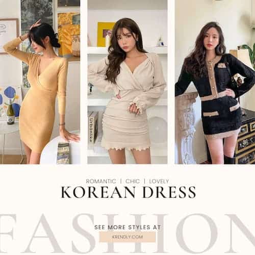 best Korean dresses from romantic to chic